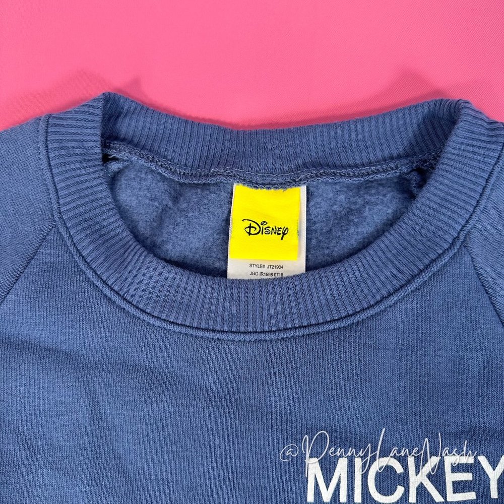 Disney Kids Mickey Mouse 1928 Jerry Leigh Sweatshirt Blue - Picture 4 of 9